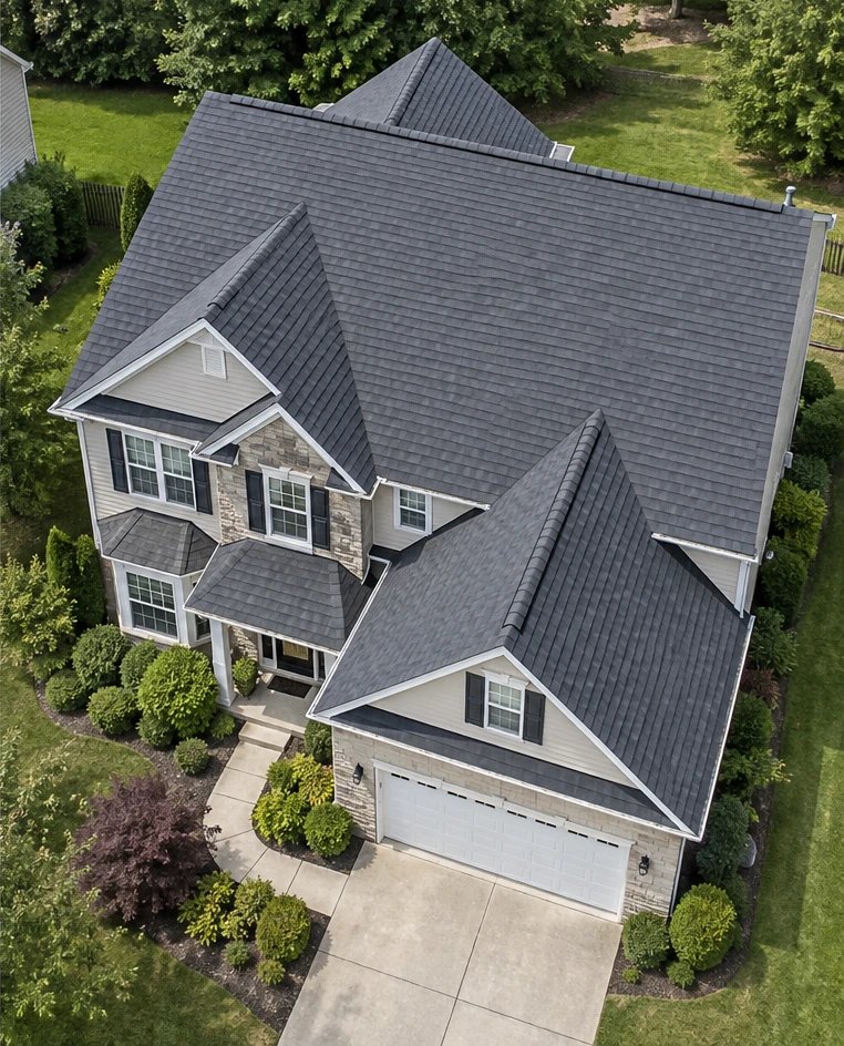 After: Roof replacement after Hurricane Milton